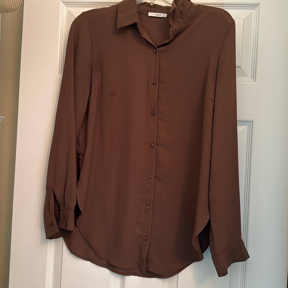 Brown blouse